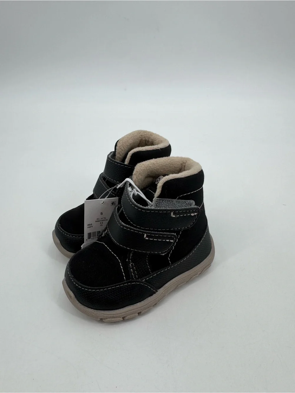 See Kai Run Basics Toddler Timber Black Waterproof Winter Boots Size 5 NWT